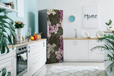 Decoration refrigerator cover Baroque flowers