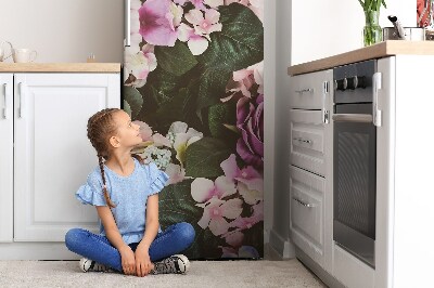 Decoration refrigerator cover Baroque flowers