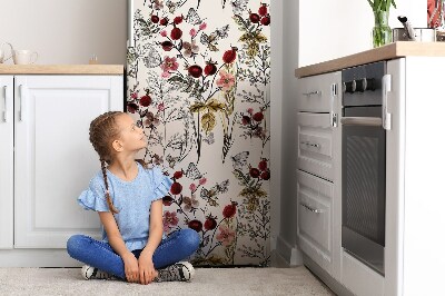 Decoration refrigerator cover Field flowers