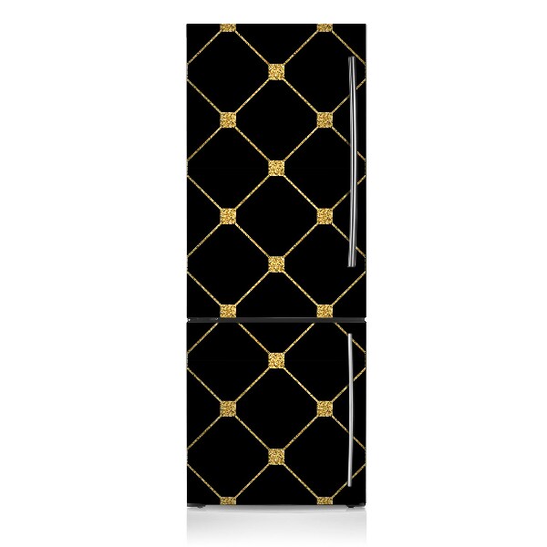 Decoration refrigerator cover Golden diamonds