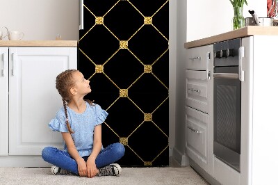 Decoration refrigerator cover Golden diamonds