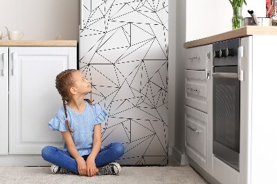 Decoration refrigerator cover Simple triangles