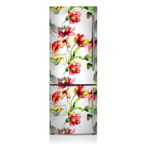 Decoration refrigerator cover Wild flowers