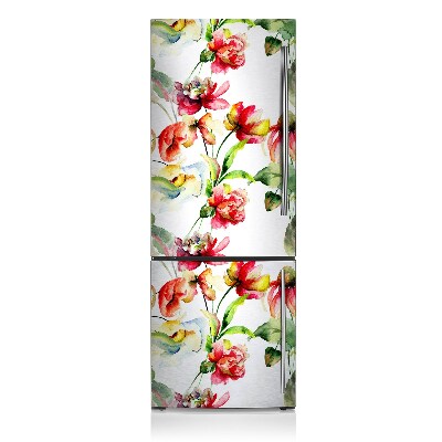 Decoration refrigerator cover Wild flowers