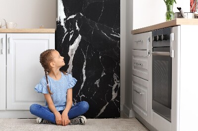 Decoration refrigerator cover Black marble