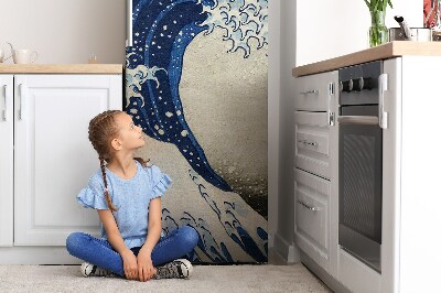 Decoration refrigerator cover Japanese art