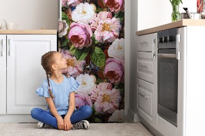 Decoration refrigerator cover Garden roses