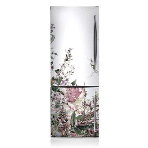 Decoration refrigerator cover Pastel garden