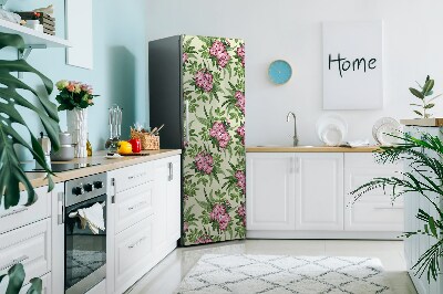 Decoration refrigerator cover Tropical flowers