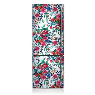 Decoration refrigerator cover Colorful flowers