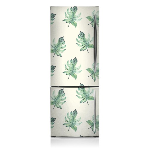 Decoration refrigerator cover Tropical leaves
