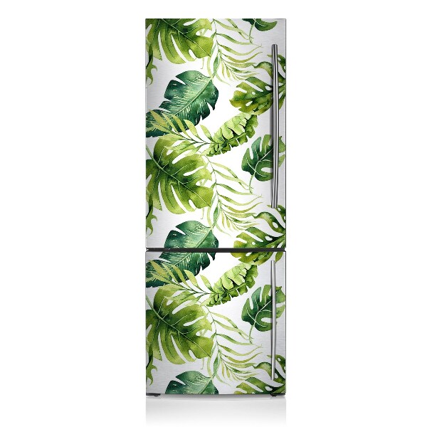 Decoration refrigerator cover Exotic leaves