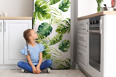 Decoration refrigerator cover Exotic leaves