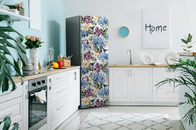 Decoration refrigerator cover Retro flowers