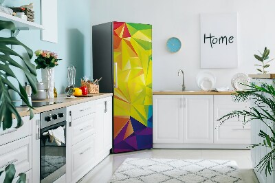 Magnetic refrigerator cover Abstract color