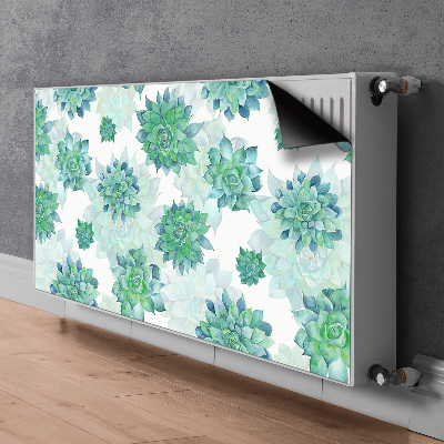 Decorative radiator cover Succulents