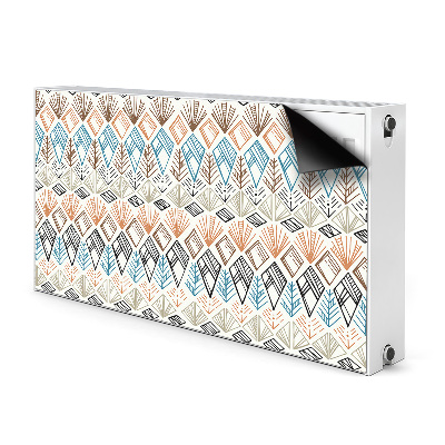 Magnetic radiator mat Ethnic pattern