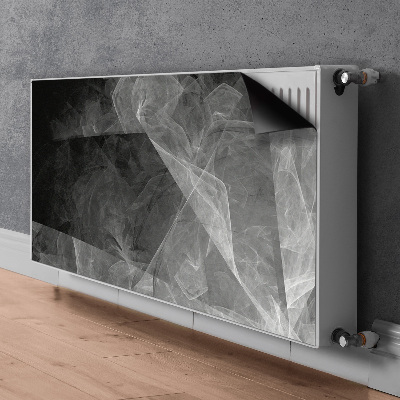 Radiator cover Graphite abstraction