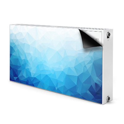 Magnetic radiator mat Geometric abstraction