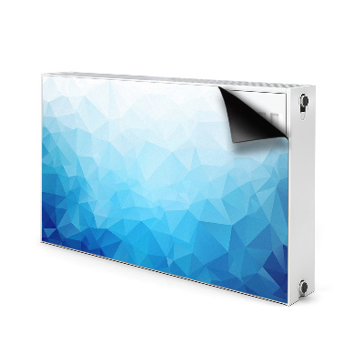 Magnetic radiator mat Geometric abstraction