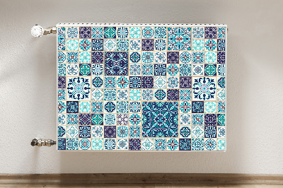 Decorative radiator mat Beautiful patchwork