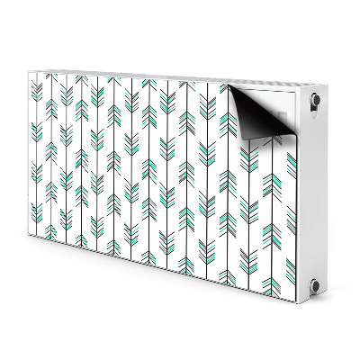 Decorative radiator cover Pattern arrows