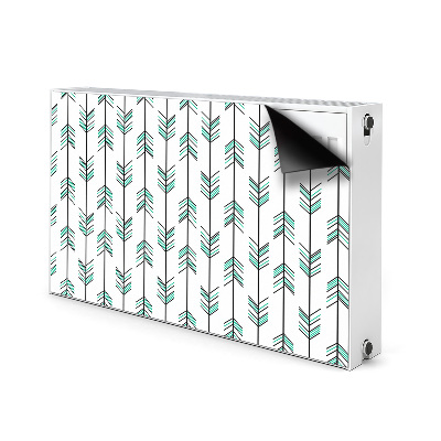 Decorative radiator cover Pattern arrows