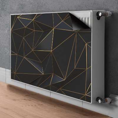 Magnetic radiator mat Futuristic graphics