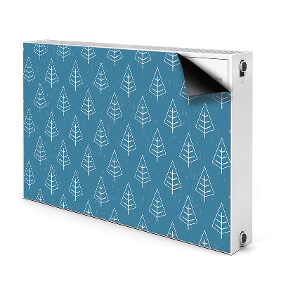 Radiator cover Blue forest