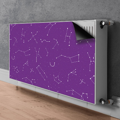 Magnetic radiator mat Starry sky