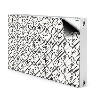 Magnetic radiator mat Geometric illusion