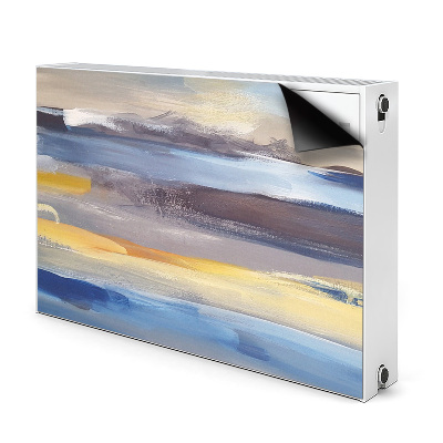 Magnetic radiator cover Painted sky