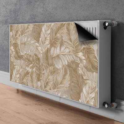 Magnetic radiator mat Golden leaves