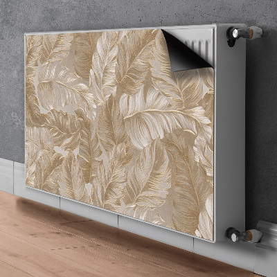 Magnetic radiator mat Golden leaves