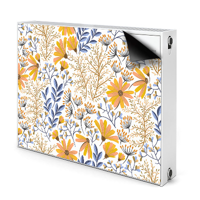 Decorative radiator mat Pastel meadow