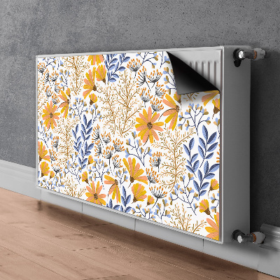 Decorative radiator mat Pastel meadow