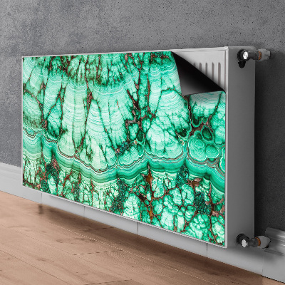 Magnetic radiator cover Marble Turquoise