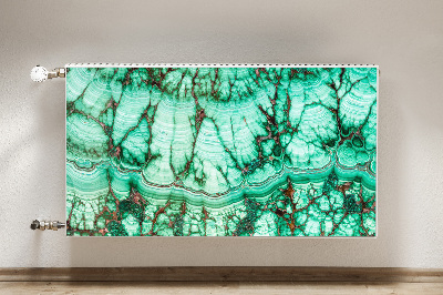 Magnetic radiator cover Marble Turquoise