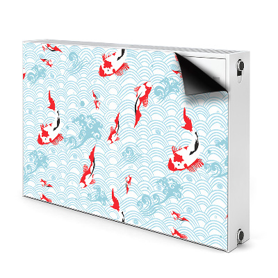 Decorative radiator cover Carp Koi