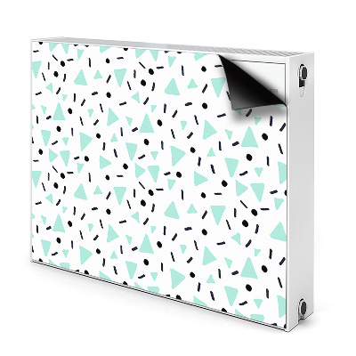 Magnetic radiator mat Retro pattern