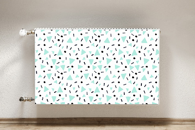 Magnetic radiator mat Retro pattern