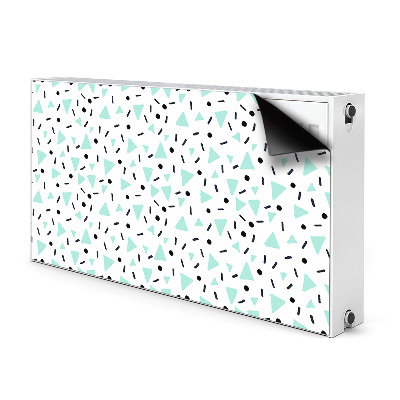 Magnetic radiator mat Retro pattern