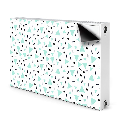 Magnetic radiator mat Retro pattern