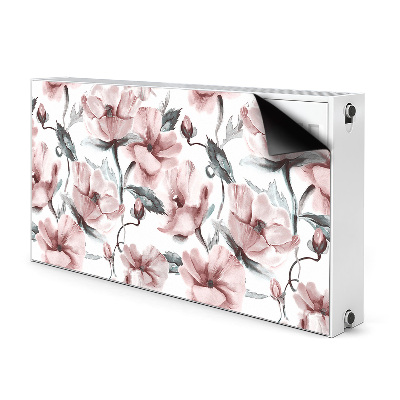 Printed radiator mat Floral image