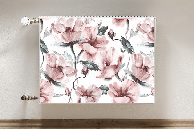 Printed radiator mat Floral image