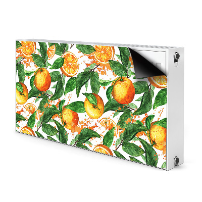 Decorative radiator mat Oranges