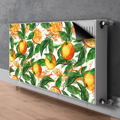 Decorative radiator mat Oranges