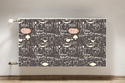 Printed radiator mat Kitchen tools