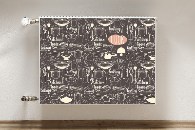 Printed radiator mat Kitchen tools