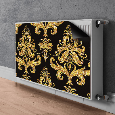 Magnetic radiator mat Golden ornament